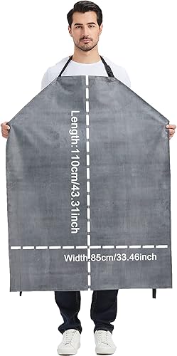 Miniatura 4 de Nanxson Waterproof Rubber Vinyl Apron Heavy Duty Work Apron for Dishwashing Grooming Cleaning Butchering CFS0004