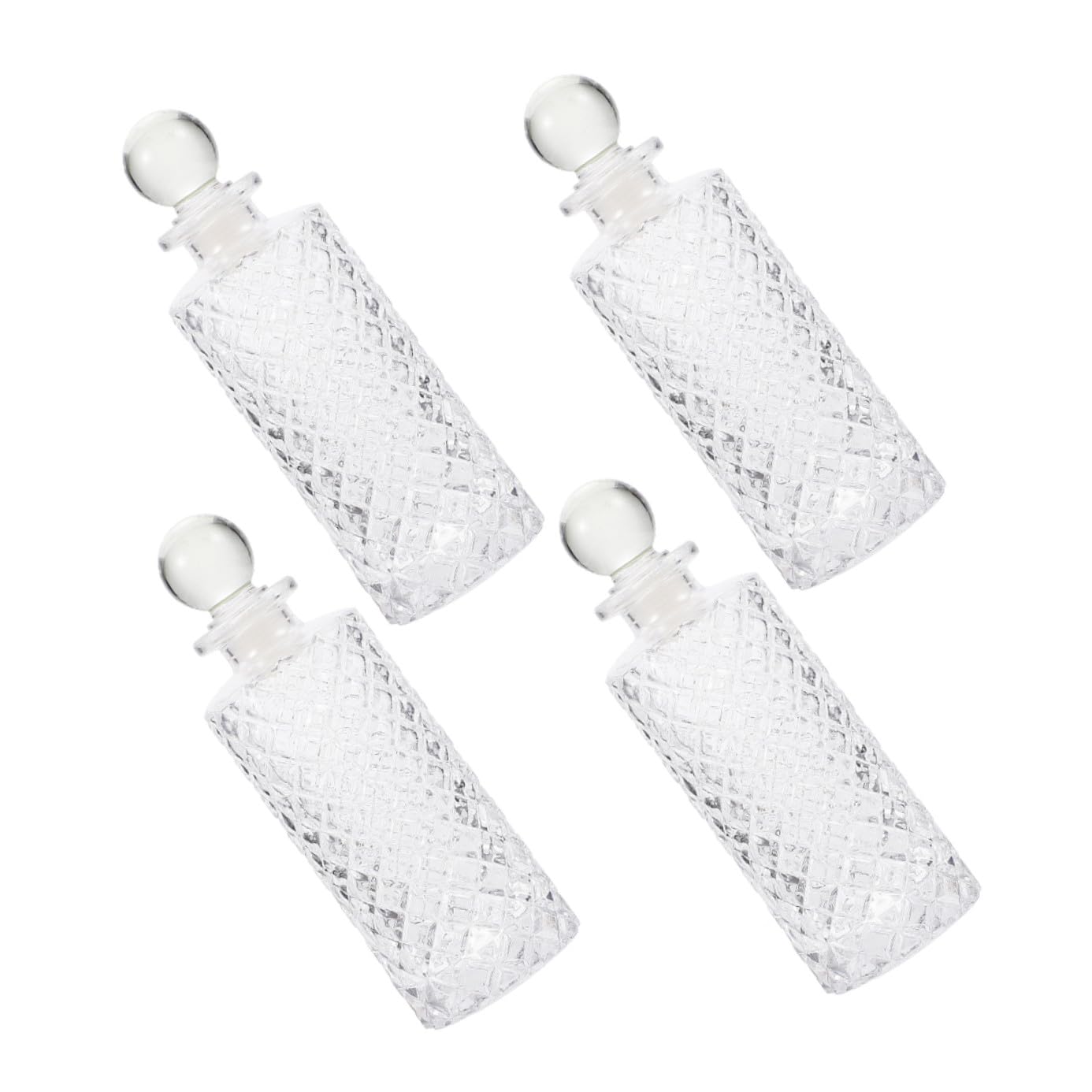 Bottiglia Profumo Ambiente Vuota 150ml in Vetro, 4 Pezzi | Capacità 150ml, Confezione da 4, Stile Moderno, per Bagno e Decorazione Domestica