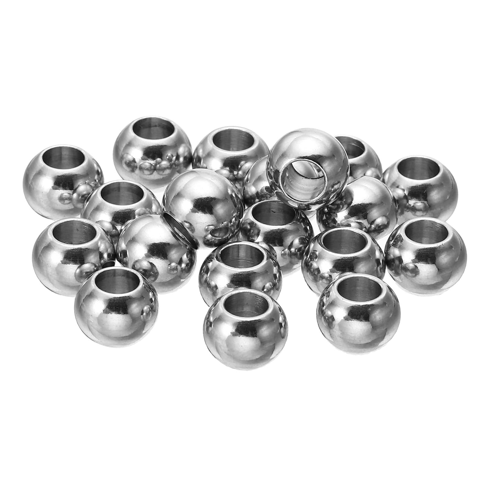 PATIKIL Smooth Round Spacer Beads