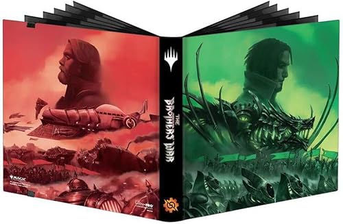Ultra PRO - Magic The Gathering The Brothers War - Carpeta profesional de 12 bolsillos protege y almacena hasta 480 tarjetas de tamaño estándar como