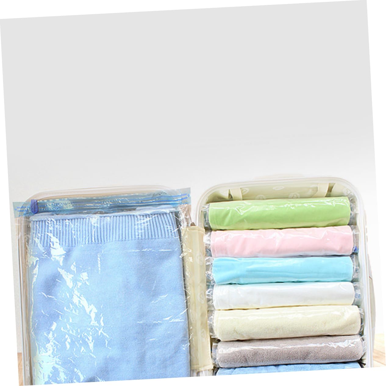 5 Bolsas organizadoras para Ahorrar Espacio, Bolsas organizadoras, Bolsas de Almacenamiento al vacío, Bolsas de Almacenamiento para colchas, Bolsa de compresión al vacío, Bolsa de