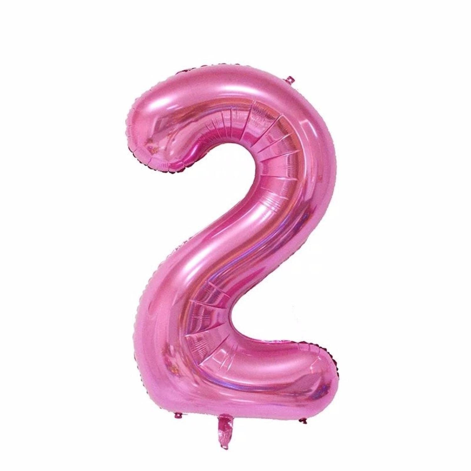Folienballon Zahl 8 In Pink – Riesige 80 Cm, Für Geburtstag, Hochzeit, Deko, Mit Selbstschließendem Ventil