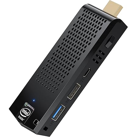 [Lightweight] Fanless Mini PC Stick - Equip with Intel Atom X5-Z8350 (8GB DDR3L, 128GB eMMC) with Windows 10 Pro, Small Form Portable Computer Stick Supports 128GB TF Card, Bluetooth 4.2 and Wi-Fi