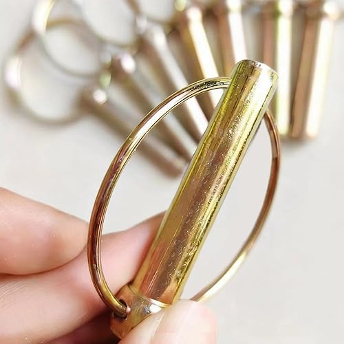 Miniatura 5 de Juego surtido de 50 pasadores de linchamiento resistentes, pasadores de remolque de 3 puntos para tractor, remolques, cortacéspedes (50)