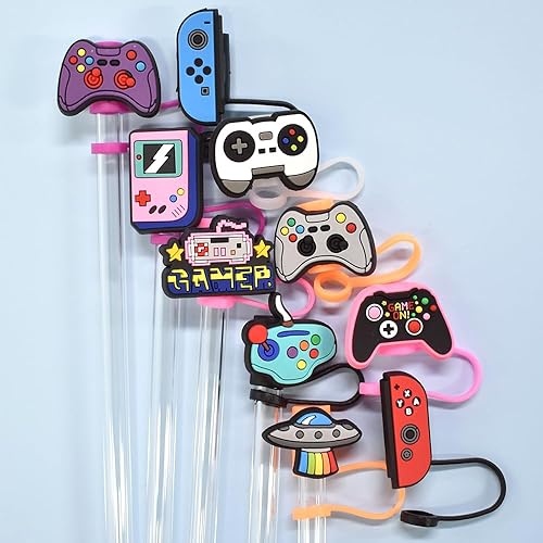 Miniatura 4 de 26 fundas de popote para copa Stanley, cubierta de popote con letra inicial, hermoso estilo de mariposa, compatible con vaso Stanley de 40 y 30