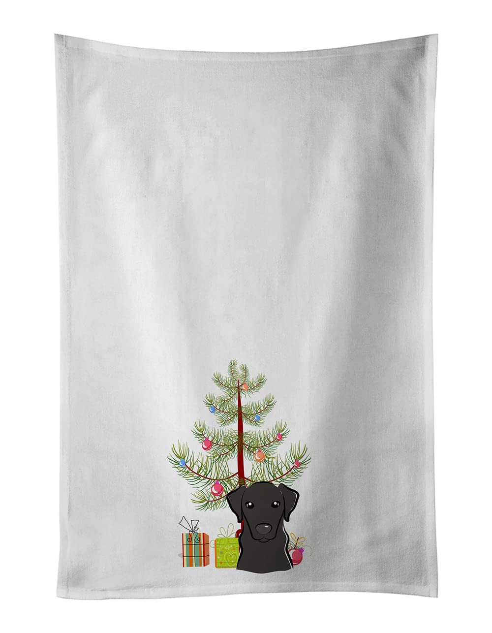 Toallas de cocina navideñas de labrador negro, el regalo ideal para estas fiestas