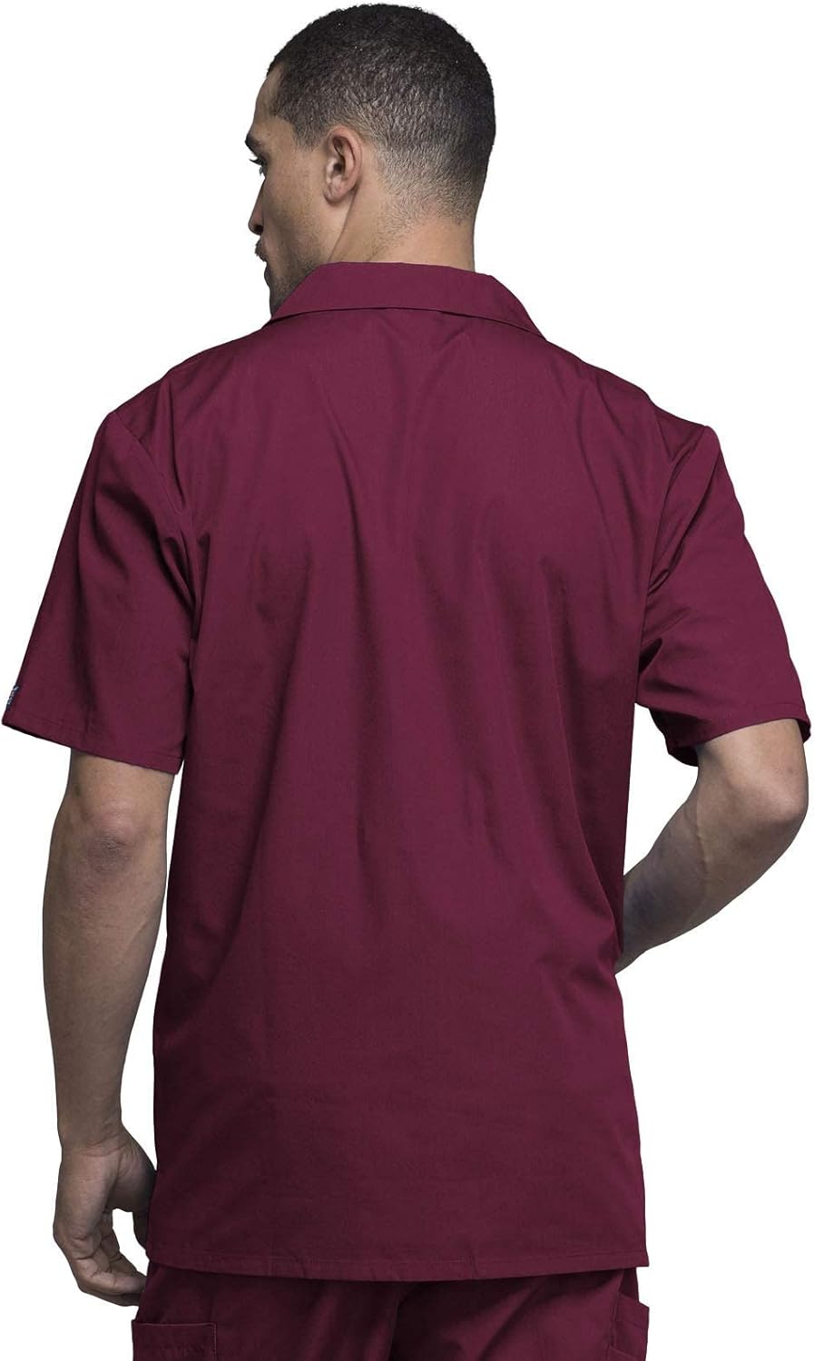 Cherokee Men's Zip Up Jacket, Traditional Fit Lapel Collar with Half Sleeves 4300 - Image 3