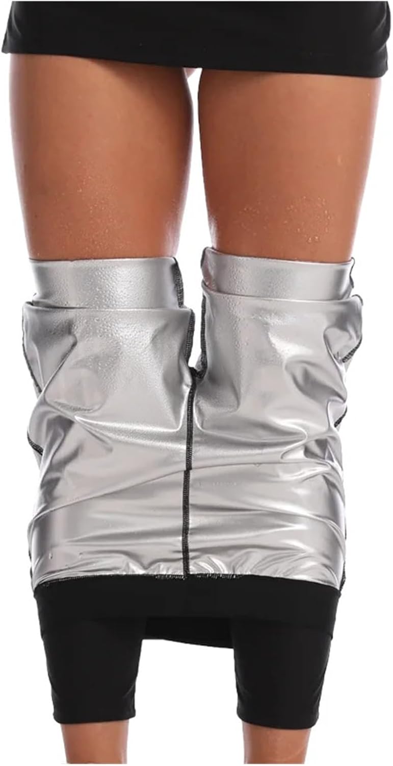 High Waist Sauna Pants for Women - Compression Slimming Leggings for Gym Workout and Fitness