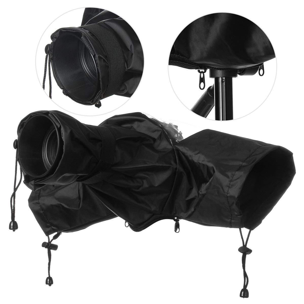 Copertura pioggia trasparente per fotocamera DSLR - protezione waterproof per macchina fotografica - Adaptout marca francese