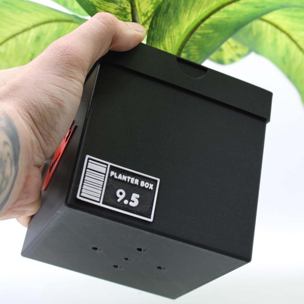 Sneakers Box Planter Pot 3D Printed - Sneakers Box Decor - Plant Pot for Indoor Plants - Unique Planter for Indoor with Drainage Hole - Made in USA
