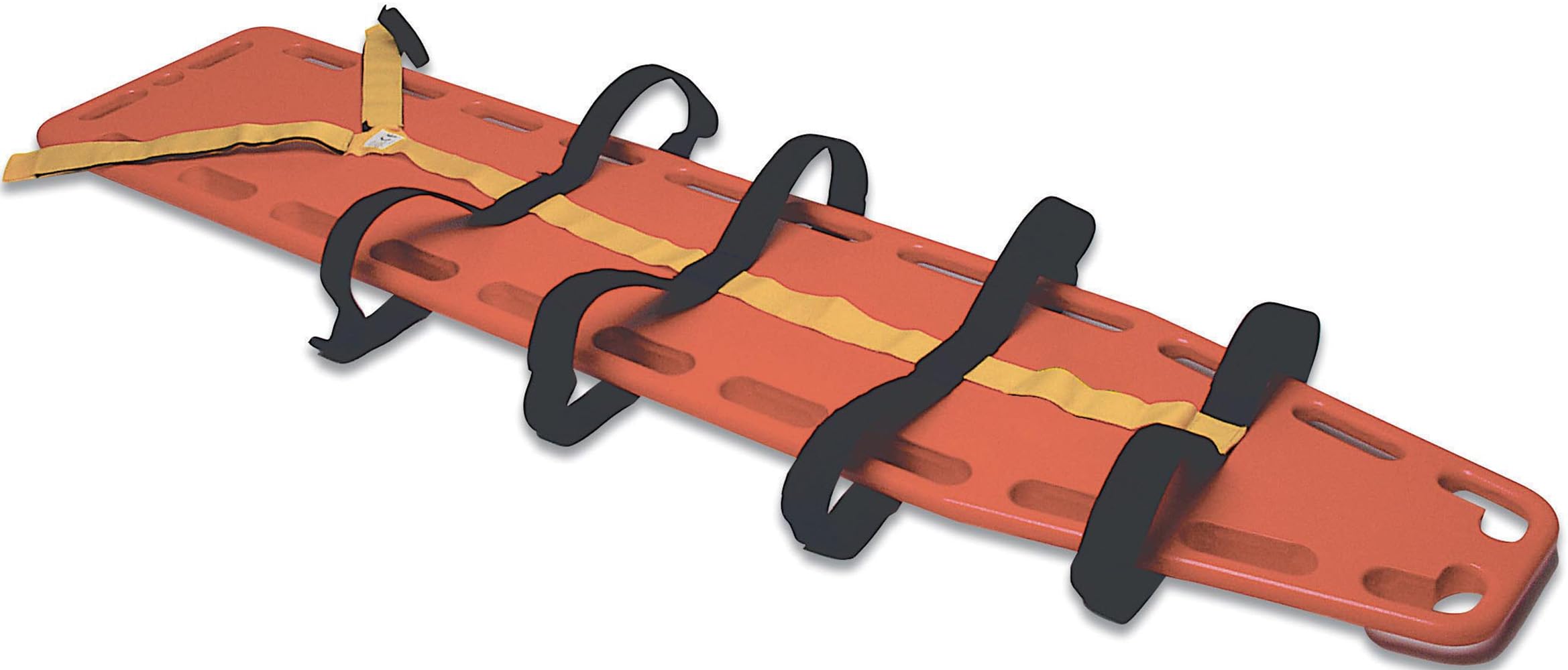 Barella pronto soccorso emergenza + imbragatura a ragno Tavola spinale in polietilene 184 x 44x 6,5 cm -