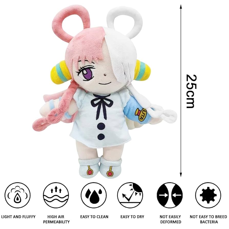 Treat ürself fluffy puff one-piece One Piece Plush Toys CBOSNF One Piece Doll, UTA Red Plush