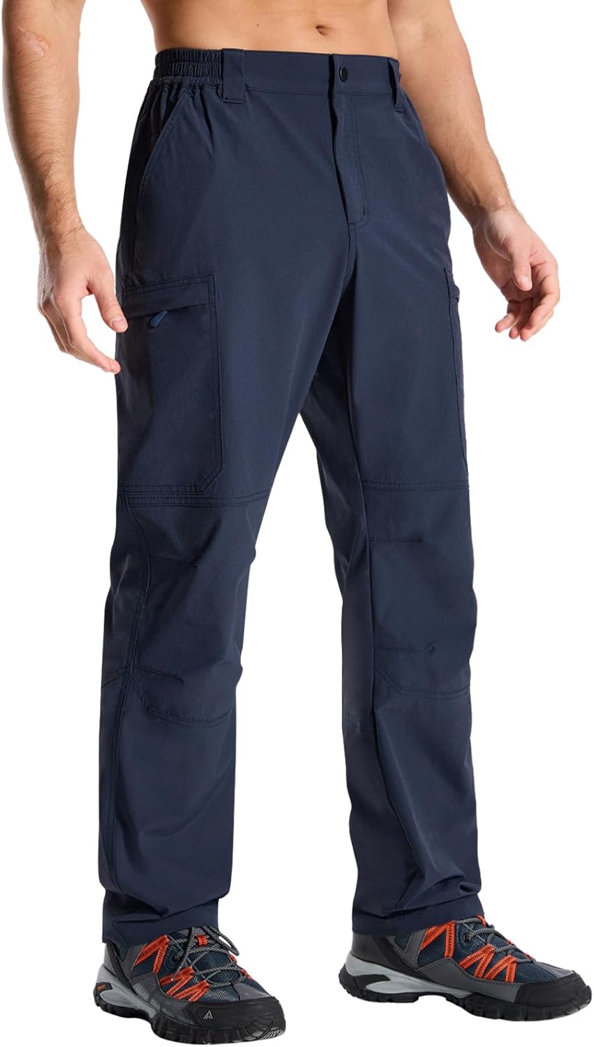 Men’s Lightweight Waterproof Cargo Pants for Hiking & Fishing – 7 Pockets Men’s Lightweight Waterproof Cargo Pants for Hiking & Fishing – 7 Pockets