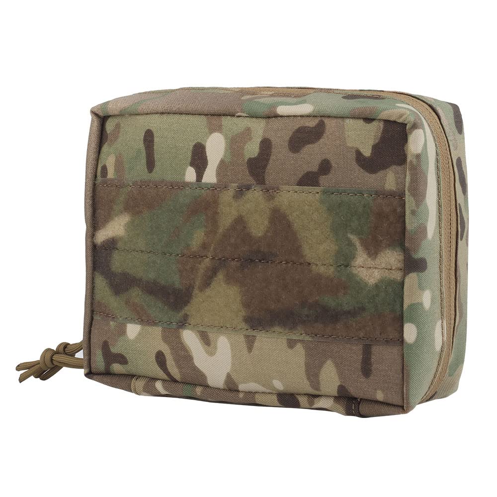 Peminkoo Kit de Primeros Auxilios táctico lFAK, Bolsa de cinturón MOLLE, Bolsa de Almacenamiento médico de Supervivencia al Aire Libre, Chaleco de Caza Militar, Equipo de Transporte de Placas