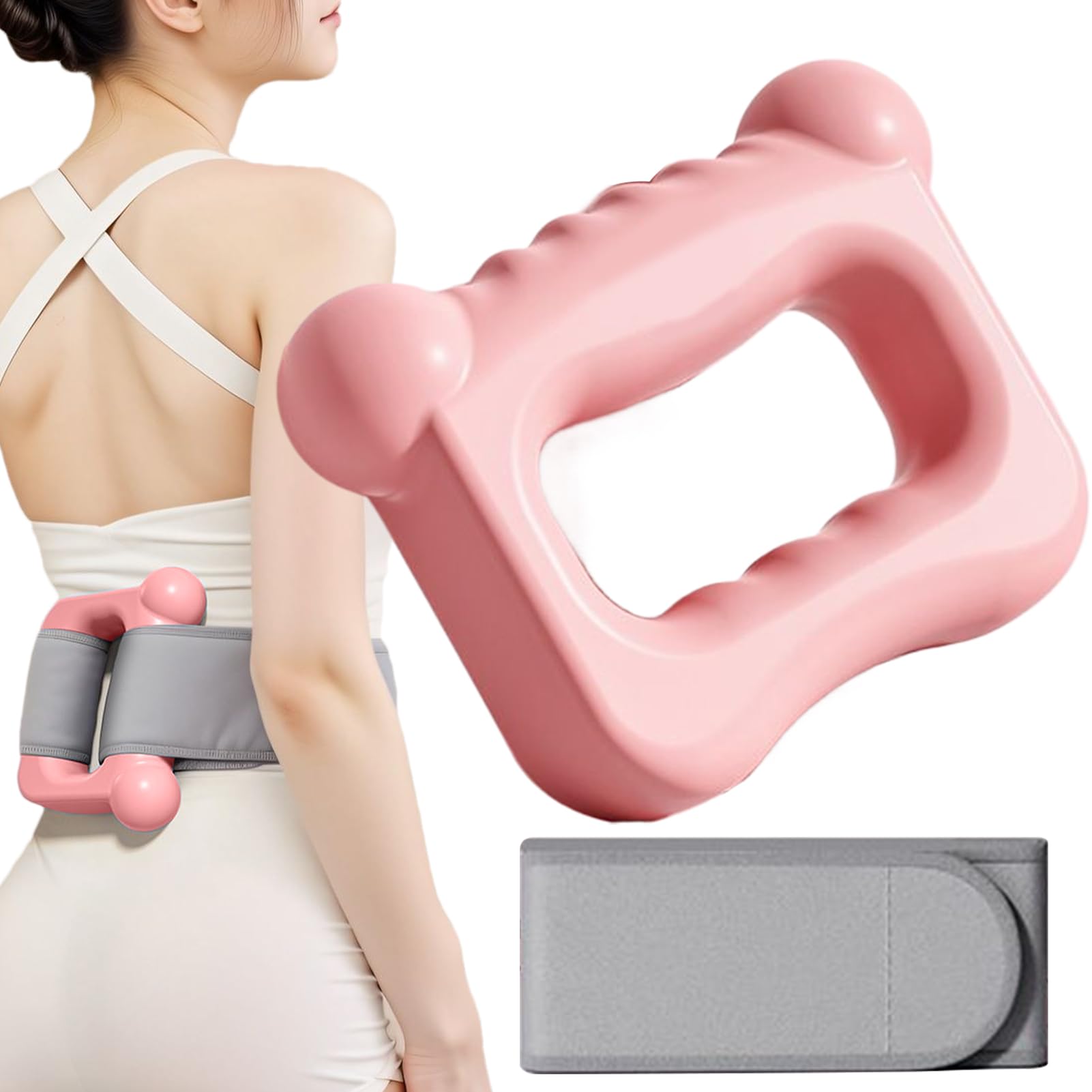 Xijobido Masajeador Corporal Para Músculos,Masajeador de Piernas Ajustable con Múltiples Niveles - Anillo de Masaje Recargable Portátil para Relajación Muscular de Deportistas Corredoras y Entusiastas