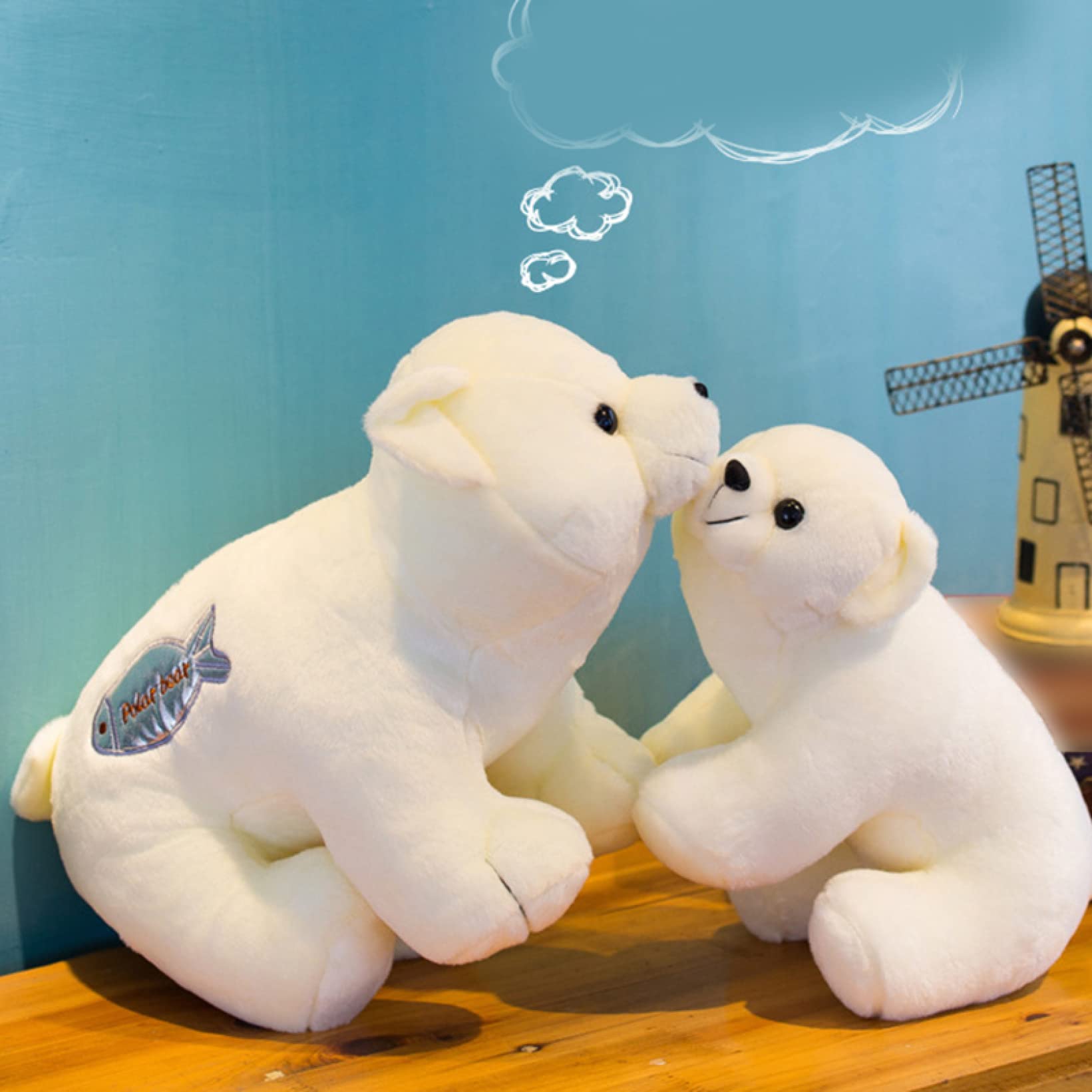 白いクマのぬいぐるみ Sun Arrow ぬいぐるみ Cushy シロクマ 動物 （ ヌイグルミ