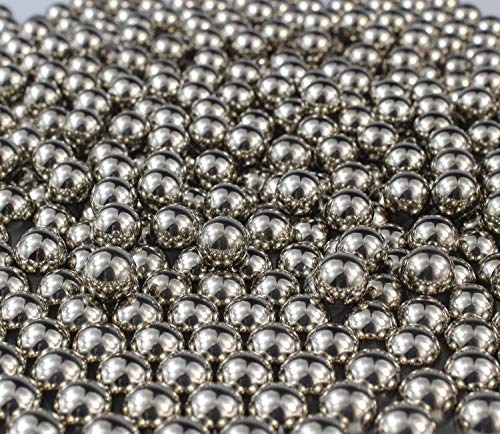 Tirachinas Slingshot Bolas de Acero Munición, 8mm 382pcs Bolas de Acero al Carbono, para Tiro al Blanco Catapulta de Caza Potente
