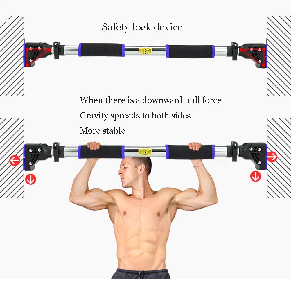Pull up Bars GYHOME Porta, Pull-up del Corridoio, Attrezzi per L'allenamento per La Ginnastica Domestica, 75-150 Cm, Carico 200 kg ， 3 Dimensioni