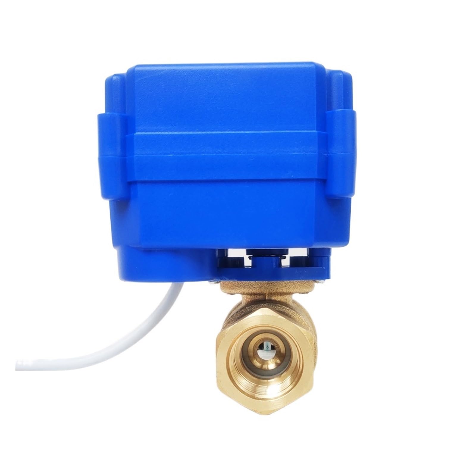Valvola a sfera Valvola for motore elettrico da 1/2" in ottone, valvola motorizzata DC12V con 3 fili, valvola elettrica DN15 for il controllo 'acqua Per attrezzature per acqua potabile