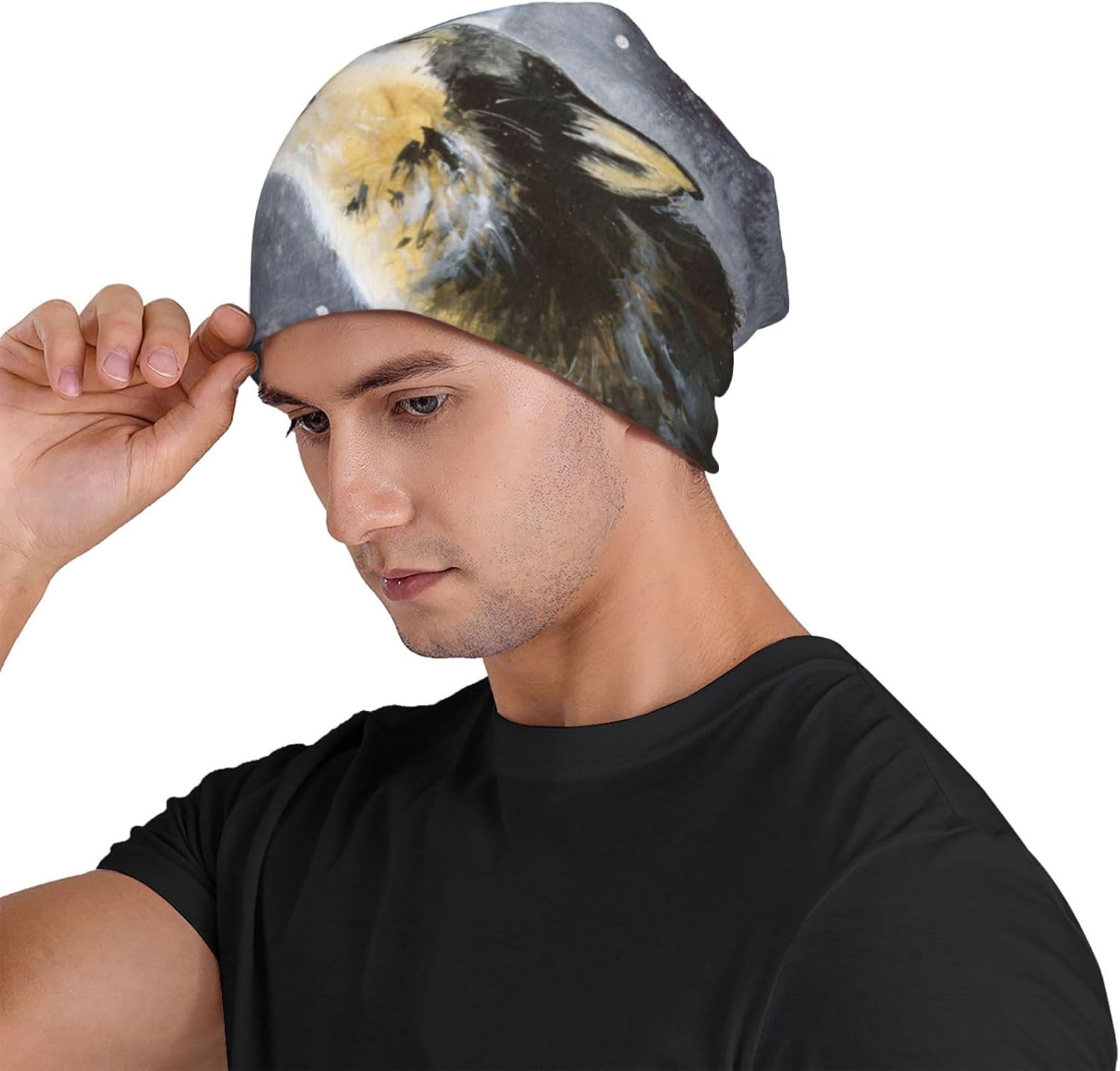 Beanie for Women Men, Warm Stretch Knitted Beanies Hat Casual Slouchy Cap Cancer Headwear Gifts - Image 8