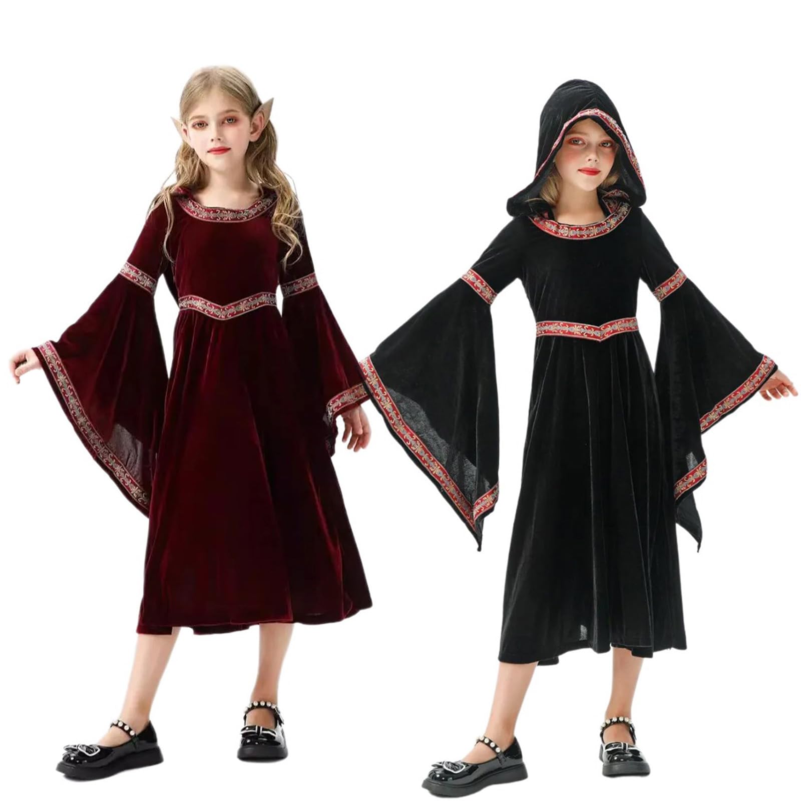 Mystical Courts Themen Kinderkleid mit Kapuze | Hoodie Upgrades für die Halloween Party, Enchanting Courts inspiriert Kinderkleid mit Kapuzen
