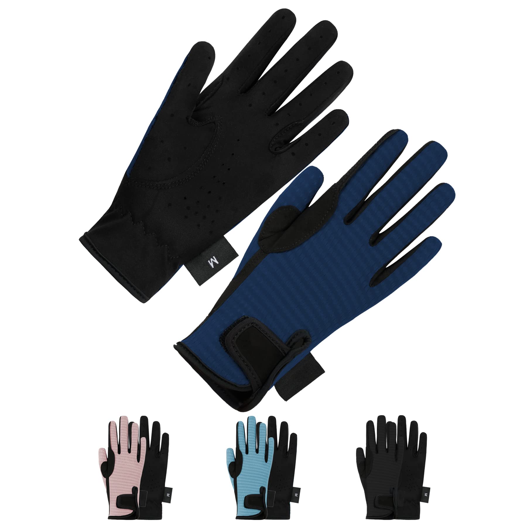 Kids Horse Riding Gloves Children Equestrian Kids Gloves Child Horseback Bike Gardening Boys & Girls Mittens Pony Youth Outdoor Mitts