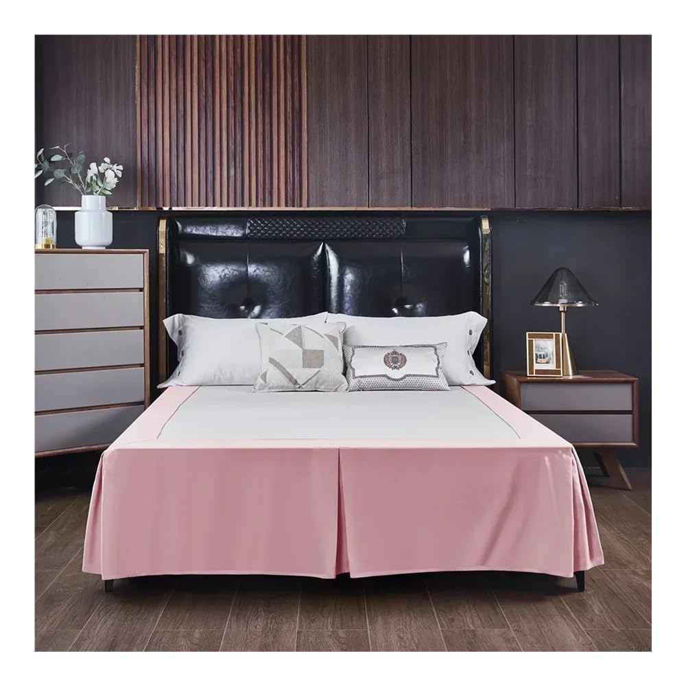 1 mantovana giroletto ad angolo aperto, in tinta unita, spazzolato, per casa e hotel, matrimoniale, king size, queen size (CQ005-06, matrimoniale, 100 x 190 x 38 cm)