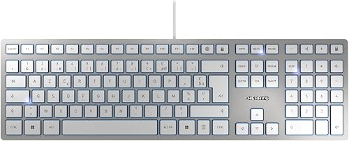CHERRY KC 6000 SLIM, Ultra-Flat Design Keyboard, Belgian …
