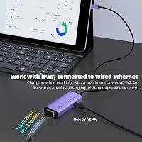 Sunshot Lightning Ethernet és Power Adapter 2in1 iPhone iPad iPod-hoz 5