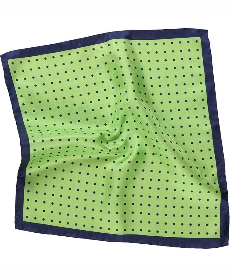 Image of Italian 100% Silk Pocket Square, Premium Small Batch Accessory for Men, 32x32 cm (12.5''x12.5''), One Side Print