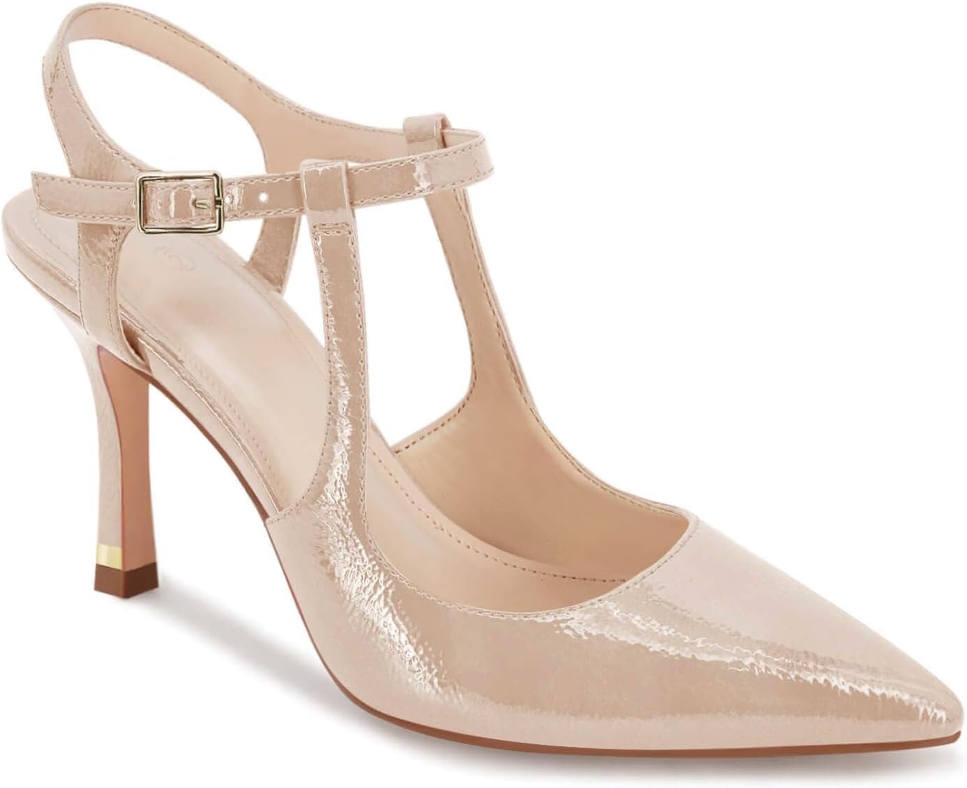 Coutgo Womens High Heels Pointed Toe Ankle Strap Pumps Patent Leather Sexy Stiletto Office Wedding Dress Shoes Coutgo Womens High Heels Pointed Toe Ankle Strap Pumps Patent Leather Sexy Stiletto Office Wedding Dress Shoes