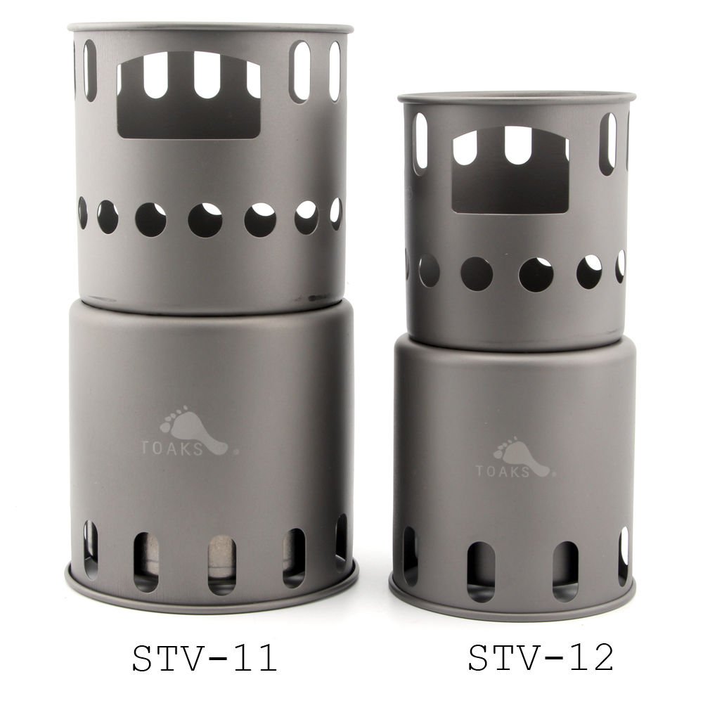 TOAKS Titanium Backpacking Wood Burning Stove (STV-11 with Bars), Camp  Stoves - Amazon Canada