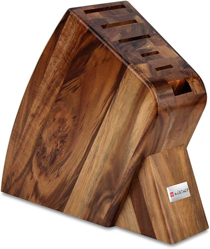 Miniatura 1 de Wusthof - Bloque de cuchillos de estudio de 6 ranuras (Acacia)