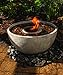 Aquascape 78201 Fire Fountain Water Feature for Patios, Decks, and Gardens, 24-Inch