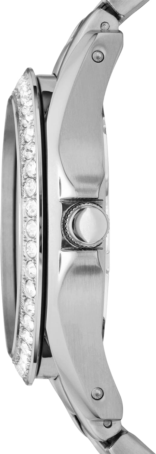 Fossil - Orologio da Donna Riley, misura cassa 38mm, movimento multifunzione al quarzo, cinturino in acciaio inossidabile