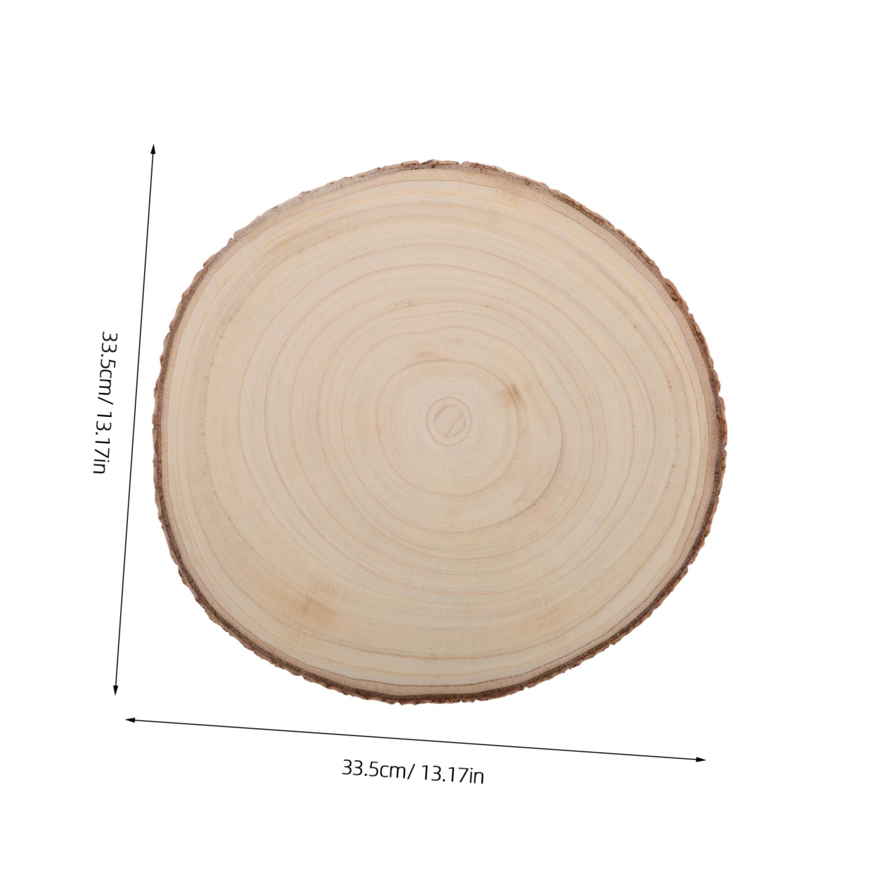 SHINEOFI 2stücke Unbehandelte Holzscheiben Naturholzkreise Für Bastelarbeiten Holzdekor Für Hochzeiten Und Festivals Rustikale Holzspäne Zum Bemalen