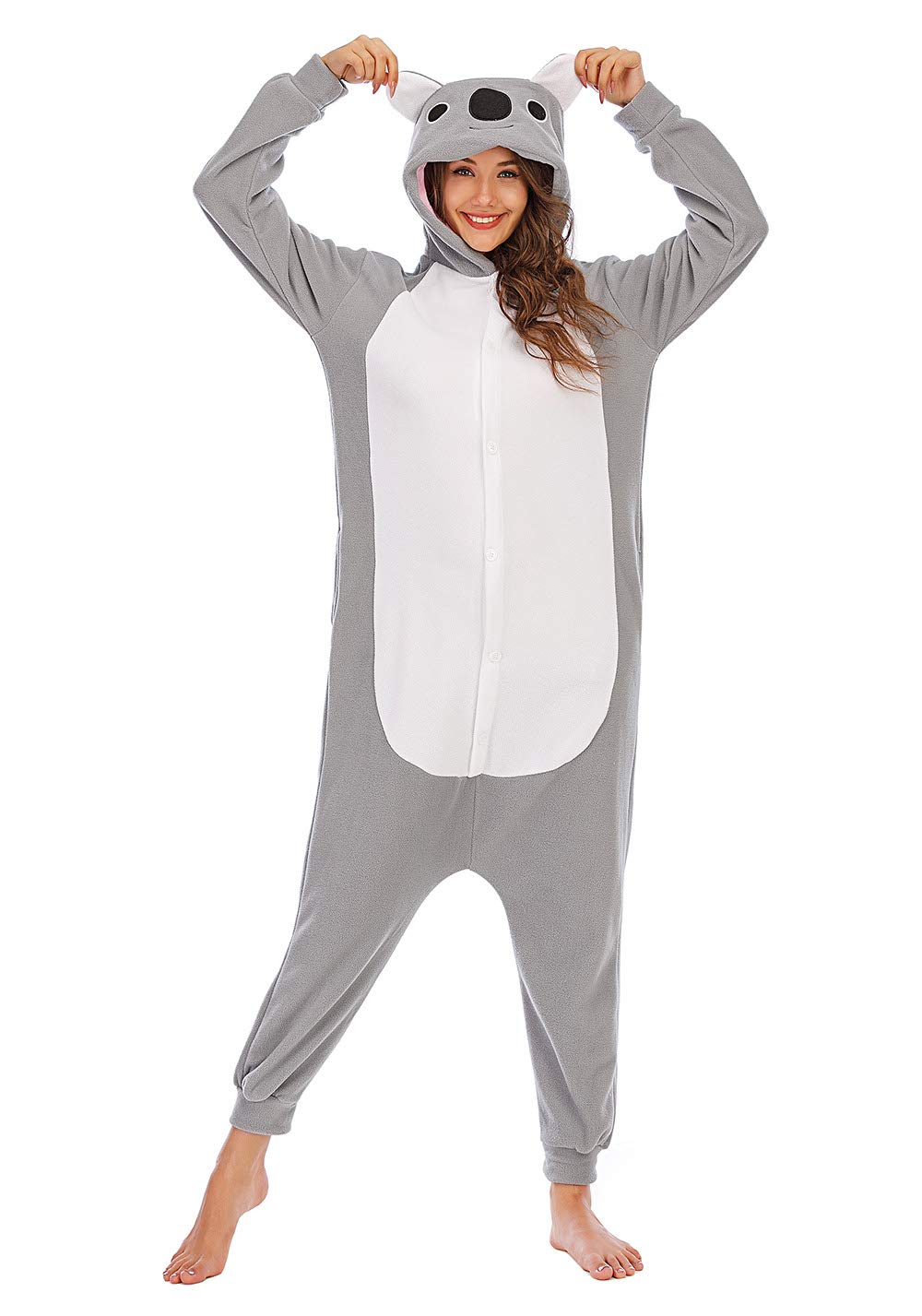 BGOKTA Disfraces de Cosplay para Adultos Pijamas de Animales One Piece Jirafa,LTY48 — view 18