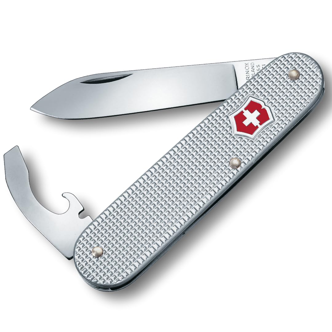 Victorinox V02300.26 Navaja Medio Taschenwerkzeug Alox Bantam, Alox Silber, Gris, M