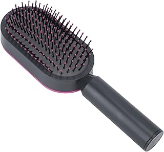 Escovas de cabelo, escova de cabelo compacta e portátil para mulheres escova de cabelo masculina pente de massagem com alça confortável para uso doméstico escova desembaraçadora escova desembaraçadora