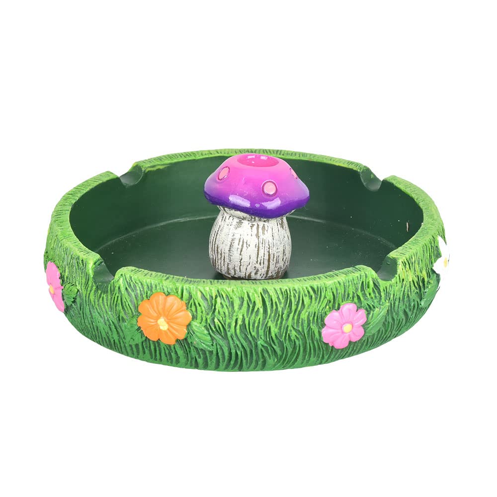Spring Mushroom Ashtray w/Snuffer - 5