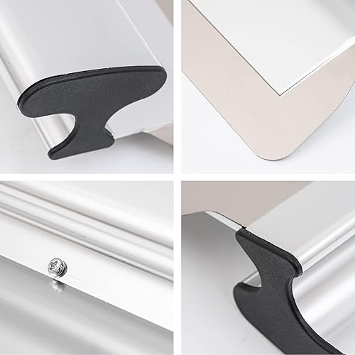 Miniatura 8 de BHTOP Herramientas para paneles de yeso con mango de extensión, cuchillas de 12, 22 y 32 pulgadas, tapas de extremo de herramientas de construcción