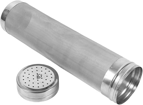 Filtro de lúpulo, acero inoxidable Hop Spider de 300 micrones, malla de 2.7 pulgadas, colador de cerveza casera para hervidor de té casero