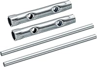 Vista 9 de uxcell Llave de bujía de encendido de 0.630-0.709 in, llave hexagonal de doble extremo, 2 piezas