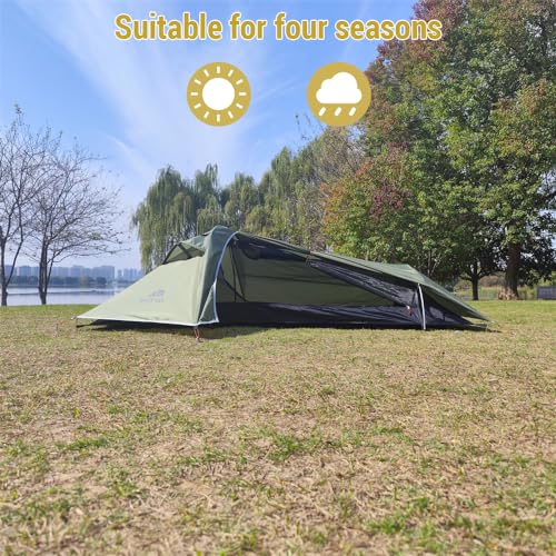 Carpa ultraligera para 1 persona mewmewcat miniatura 5