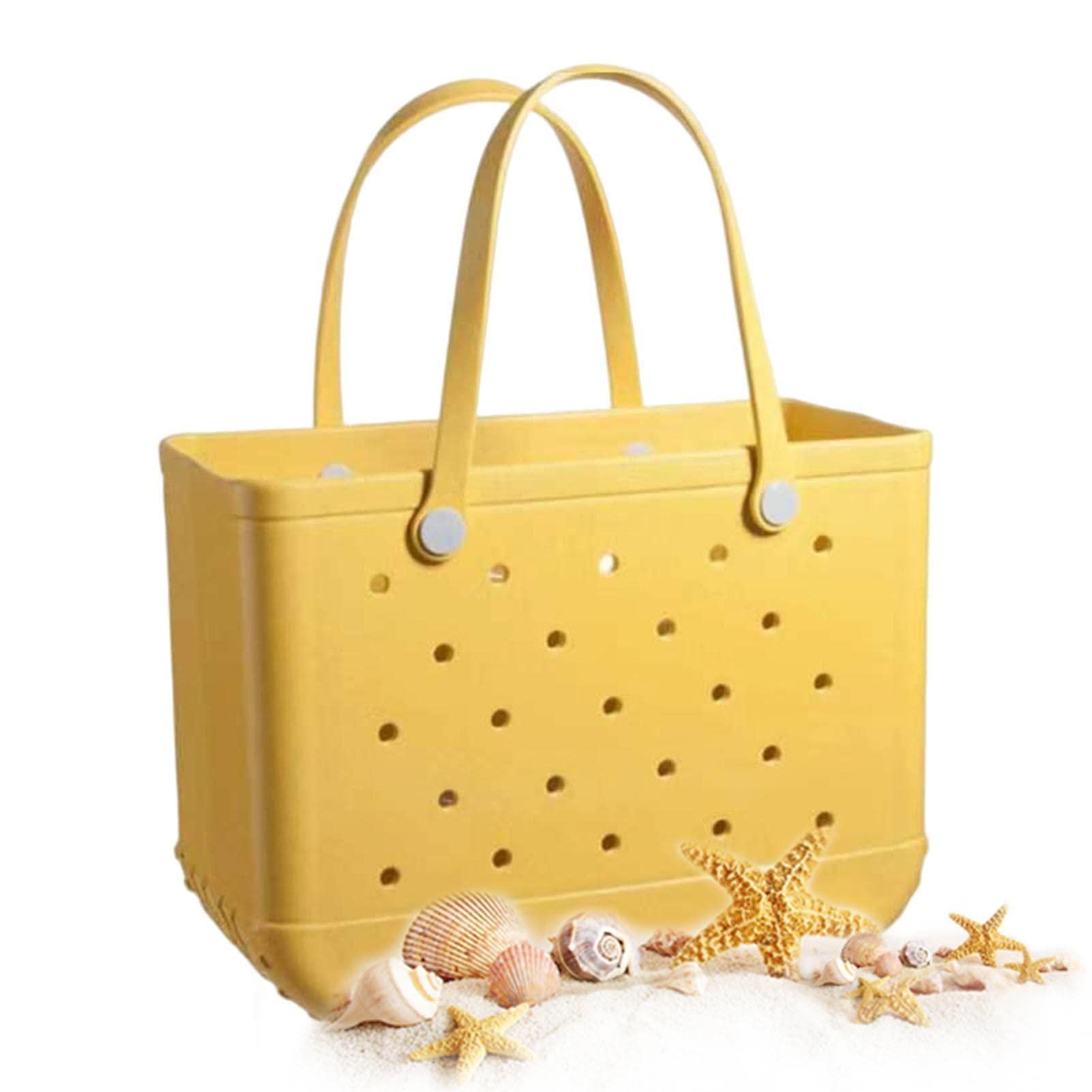 TAYSTEla Playa del totalizador,Bolso Tote Playa Impermeable para Mujer - Tote Bag Bolsas Viaje, Organizador Juguetes Playa para niños, Tote Playa para Juguetes, Toalla