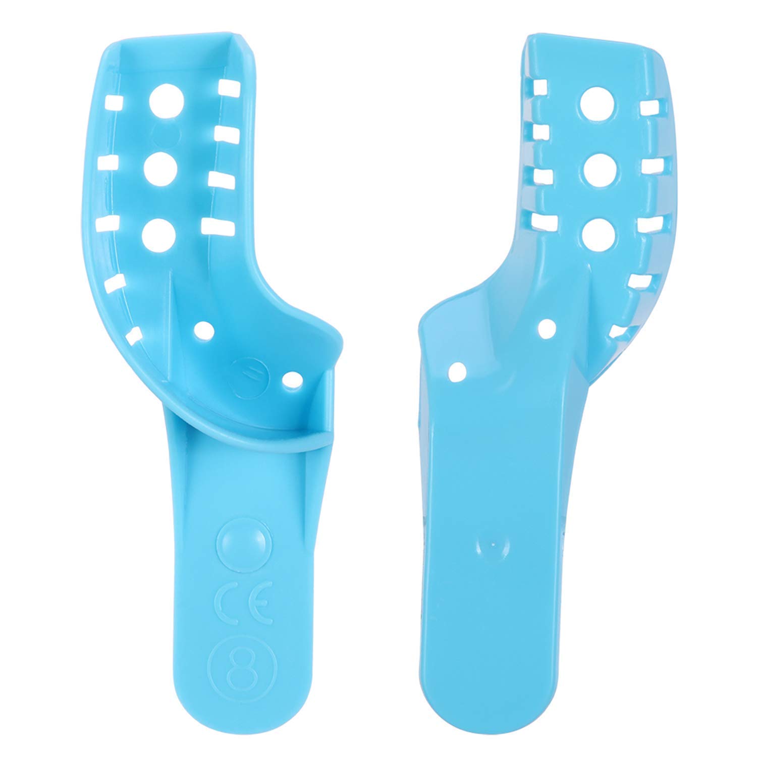 Vassoio per impronte dentali perforati autoclave 8 quadranti UL/LR sacchetto 12