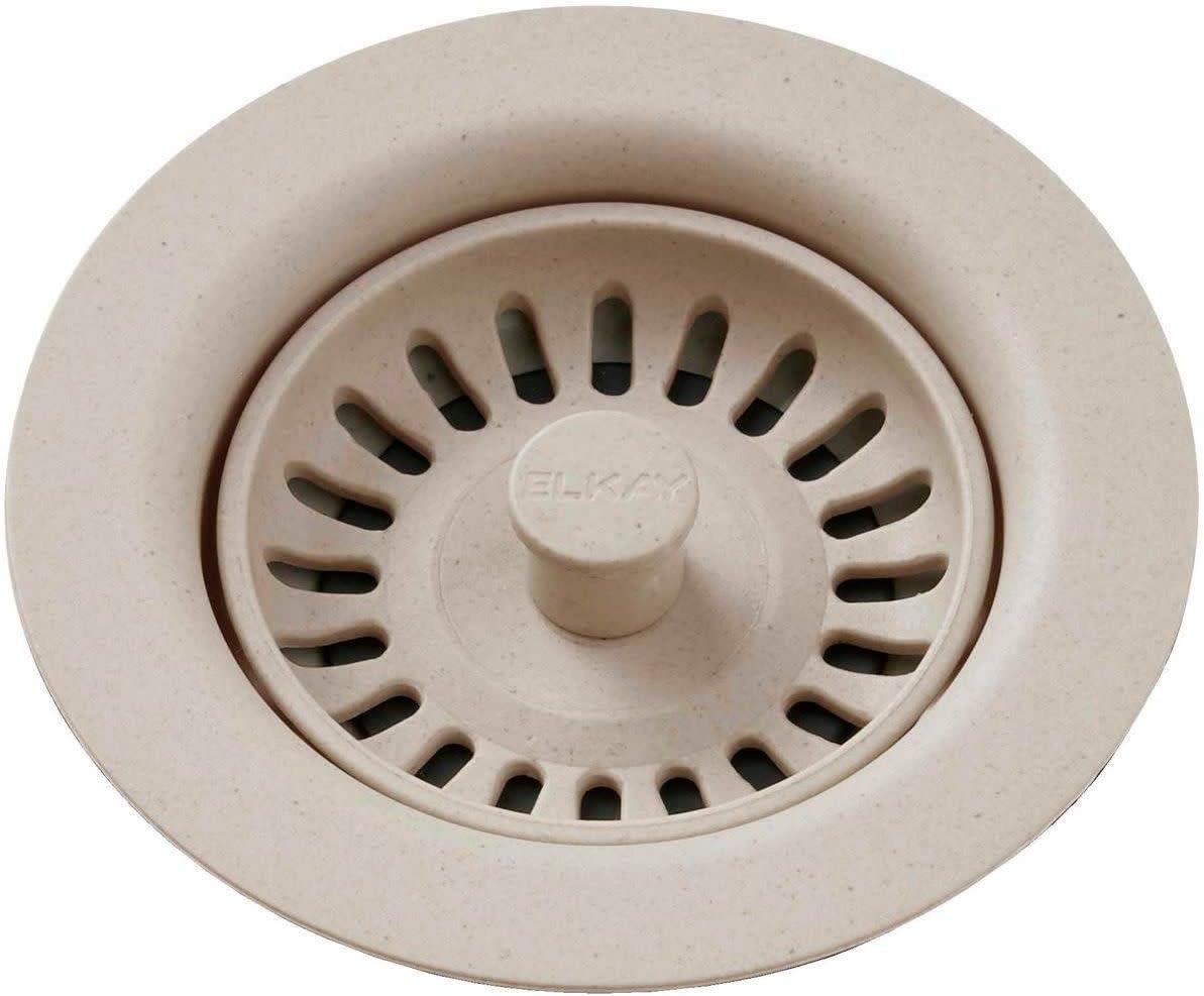 Elkay LKQS35JB Polymer Drain Fitting with Removable Basket Strainer and Rubber Stopper, Jubilee