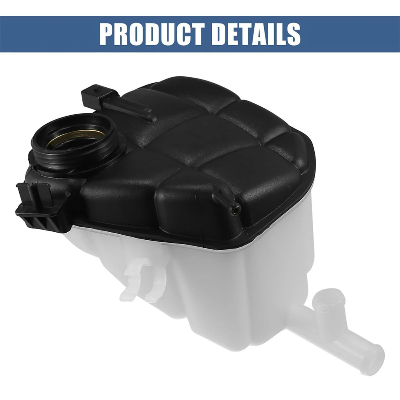 Compatible Avec Benz Pour W164 X164 2006-2016 1645000049 603-256 Moteur Radiateur Liquide De Refroidissement Vase D'expansion Bouteille Réservoir Bouchon Trop-plein Bouteille Réservoir d'expansion