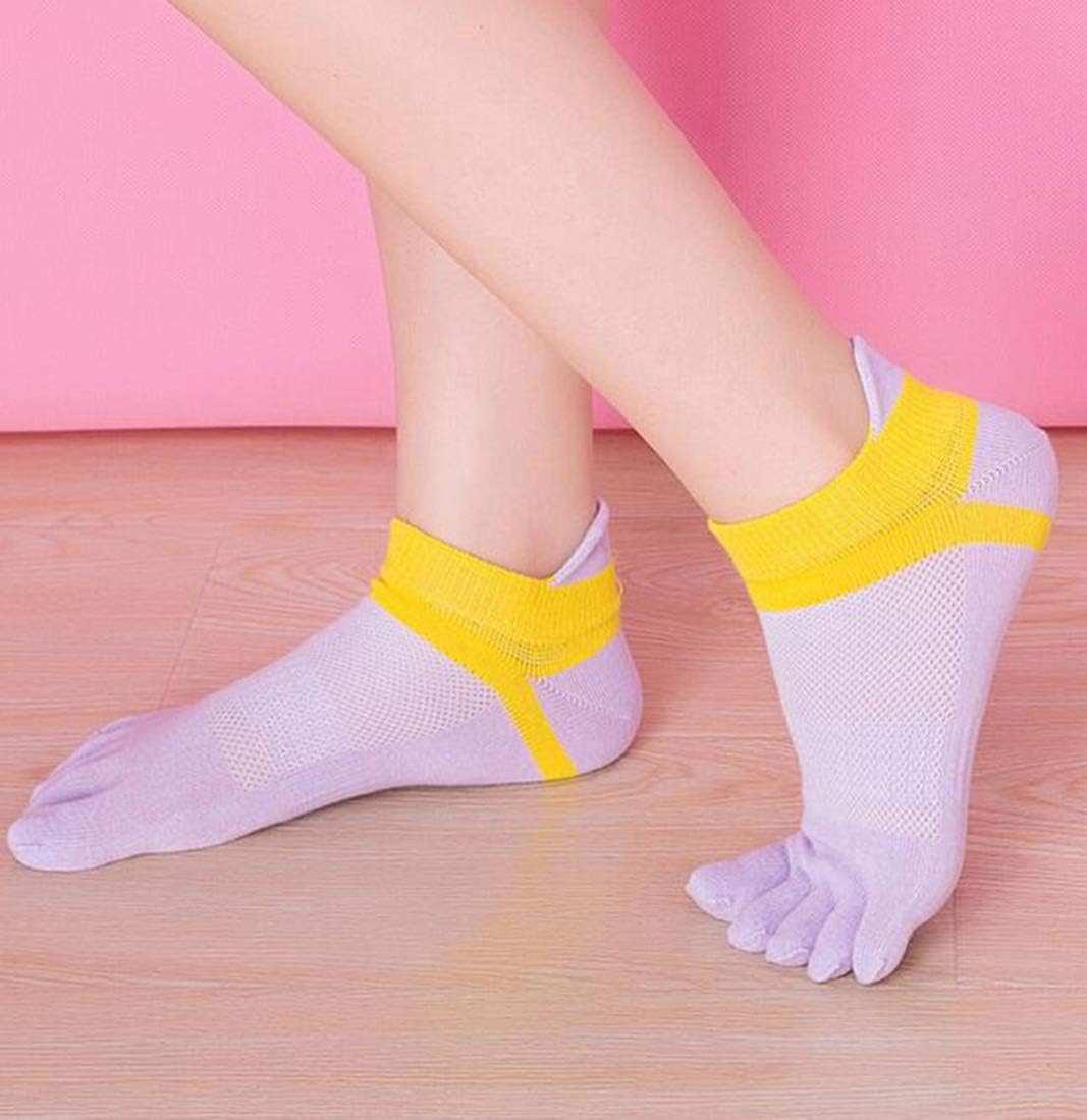 Women's Low Cut Toe Socks Ankle Cotton Running Socks(Pack of 5/6) - Image 3