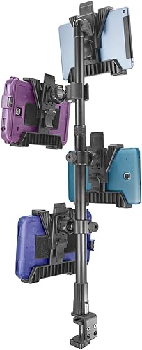 iBOLT TabDock - Soporte de abrazadera para punto de compra, con 4 soportes para tableta, perfecto para múltiples aplicaciones de entrega (DoorDash,